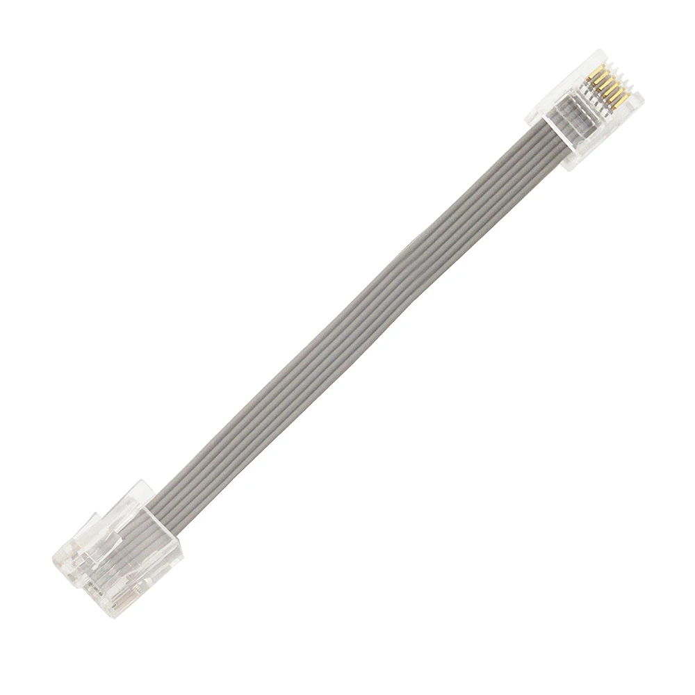 25/35/50CM RJ12 Cable With 6P6C Right Buckle Modular Plug Soft Tensile Parallel 6-Core Extension Cable For Ev3