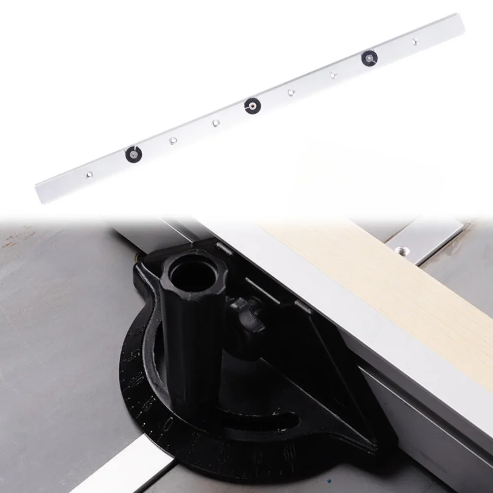 Aluminum Alloy Guide Miter Bar Slider Easy Installation Adjustable With Screws Reduces Lateral Play Moisture Resistant