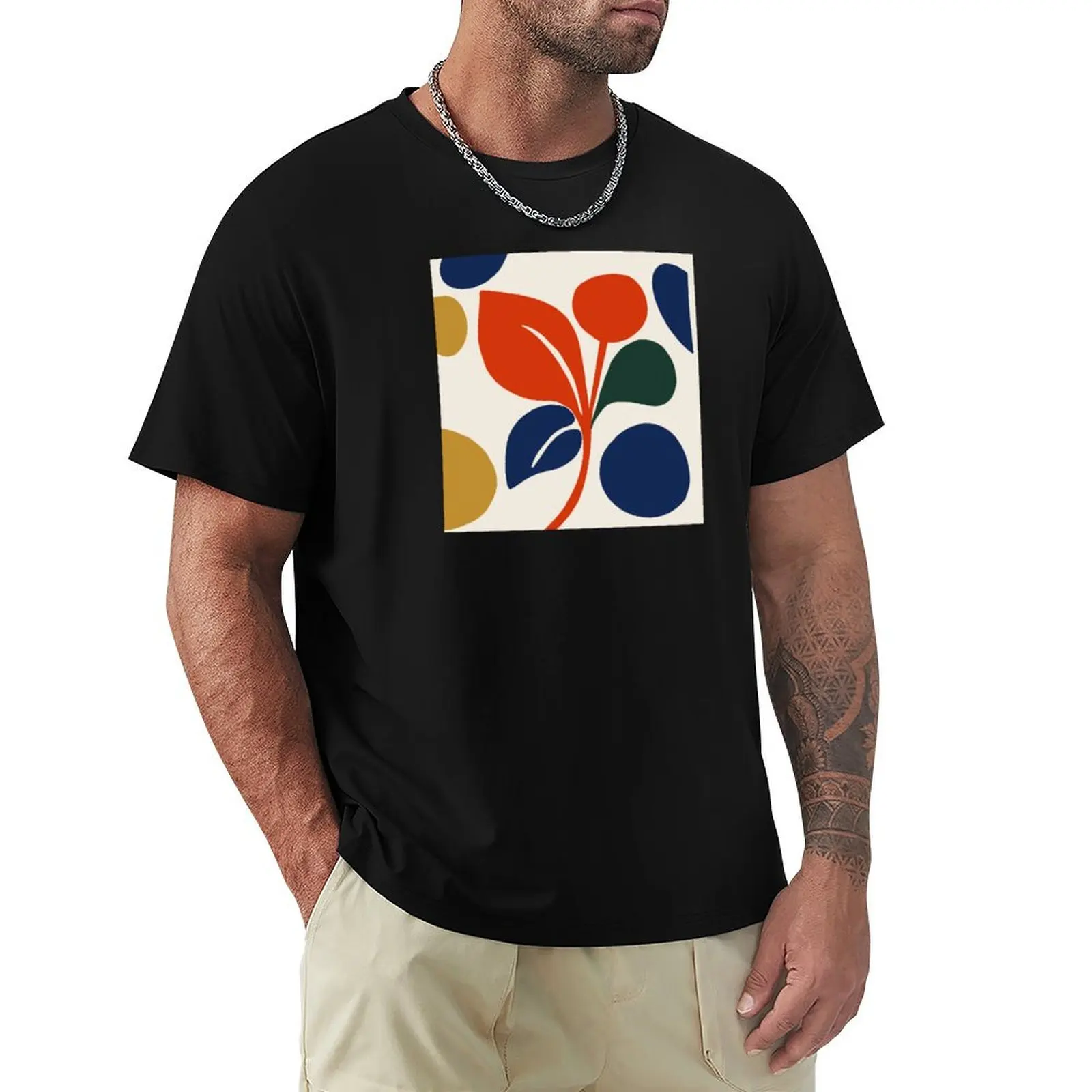Patterns No. 305. Timeless Mid-Century Modern Floral Designs Carraann T-Shirt Lightweight Running T-Shirt