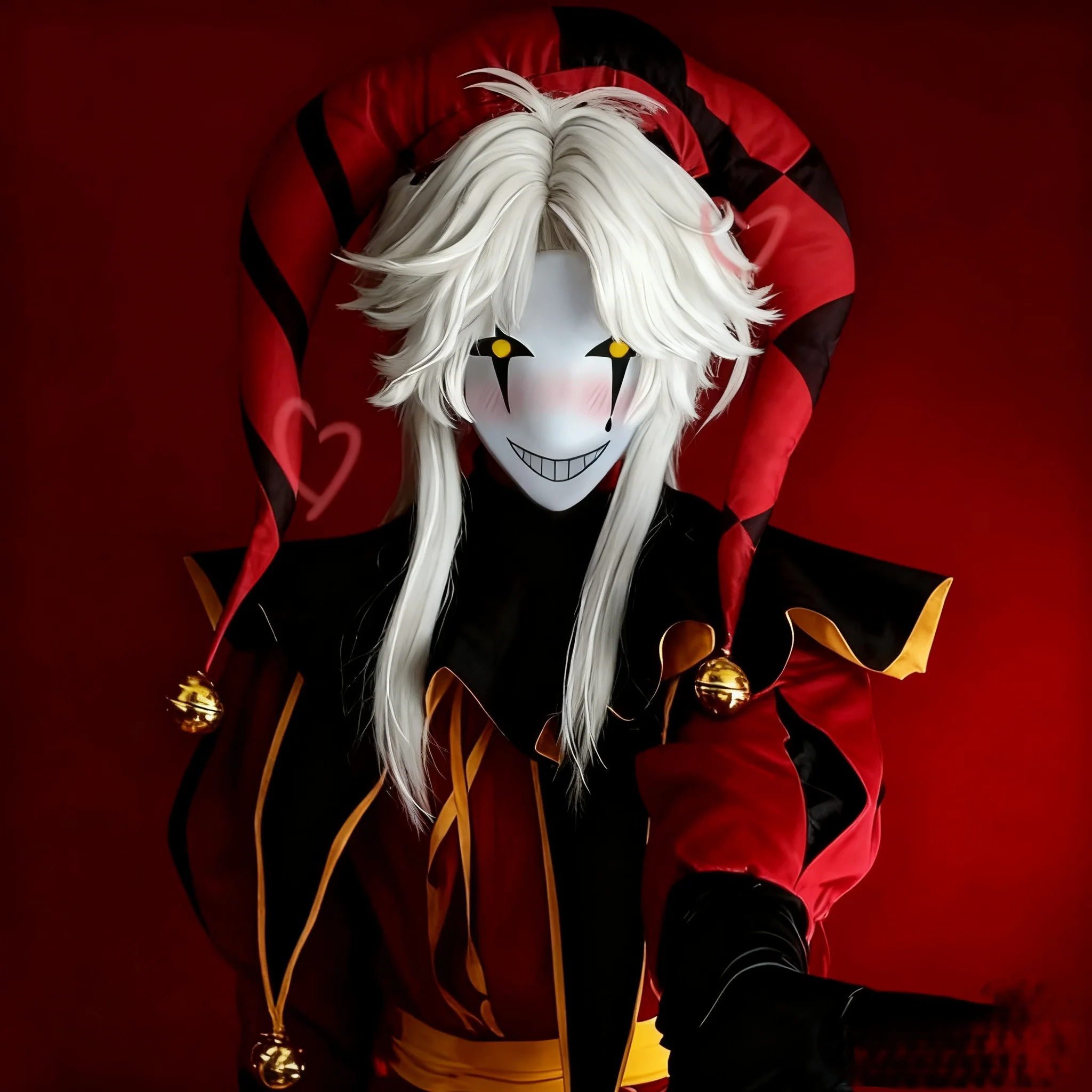 

Game Freak Clown Dress-up Joker Attires Cosplay Circus Roleplaying Clown Costume Halloween Carnival Party Garb For Man&Woman