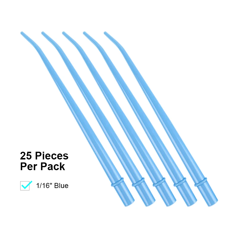 Disposable Dental Surgical Aspirator Tips 3 Sizes 1/4