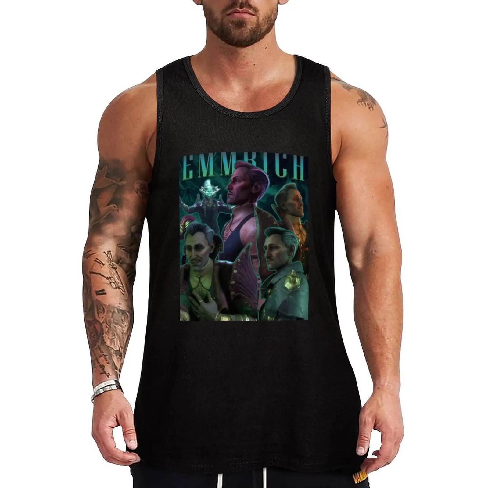 Emmrich- DA Veilguard Tank Top sleeveless vests sleeveless gym shirts male