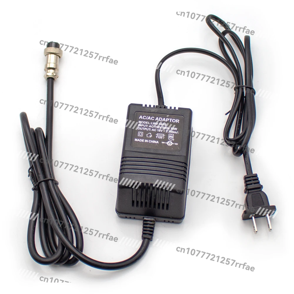 

110V/220V F4 F7 CT Series Mixer Special Power Supply Dual 18V Universal Transformer 18W 350mA Three-Pin Connector