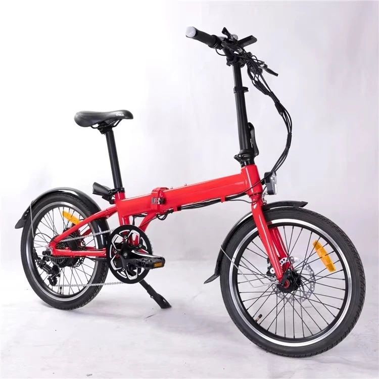 For Custom 350W Integrated Hidden Battery 20-Inch Mini Aluminum Alloy Urban E-Bike Moped Folding Bike for Adults