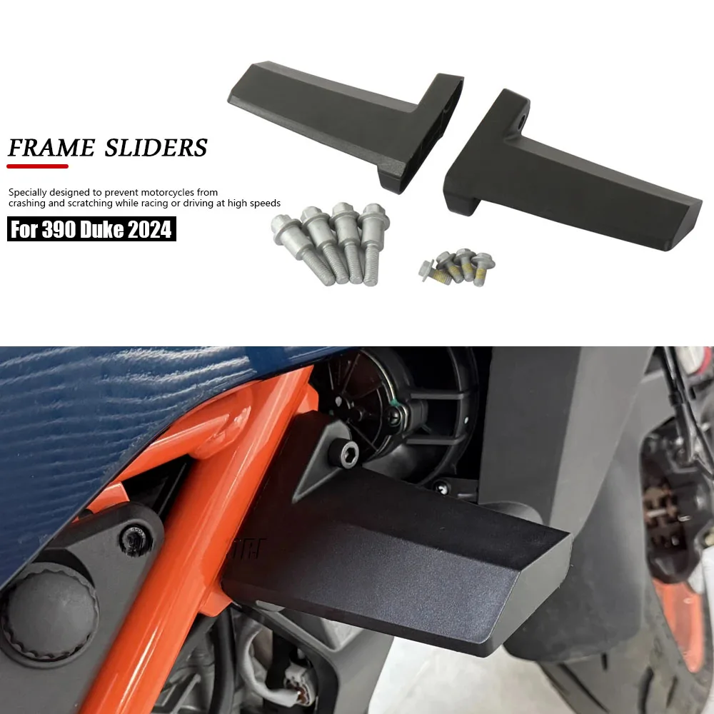 

New Motorcycle Frame Sliders Crash Protector Falling Protection Pad For 390 DUKE 390DUKE 390 Duke 390Duke 2024