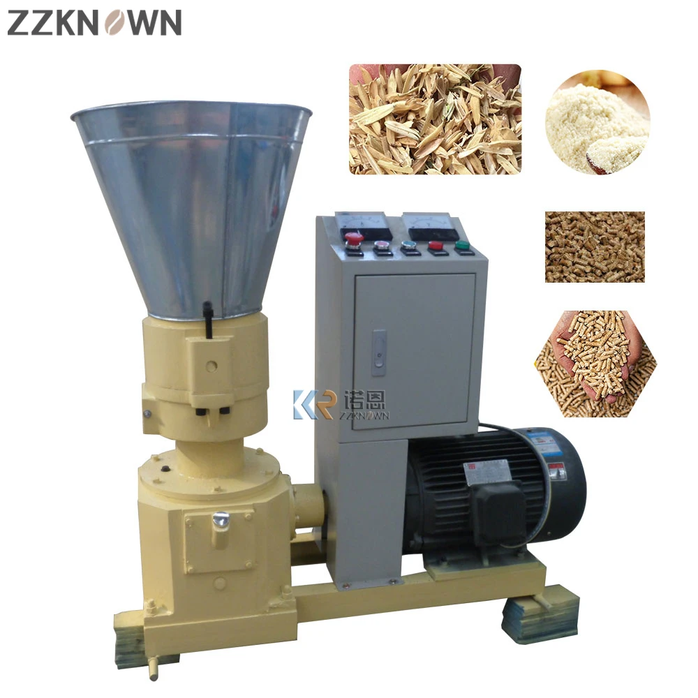 11KW Pet Dog Shrimp Pellet Mill Poultry Feed Pellet Making Machine Extruder Electric Pelletizer Machine for Animal Feeds