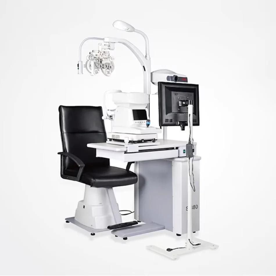 Electric Adjustable Chair Auto Refractometer Combination Table Glasses Optometry Equipment Can Be Equipped Optical Equipment