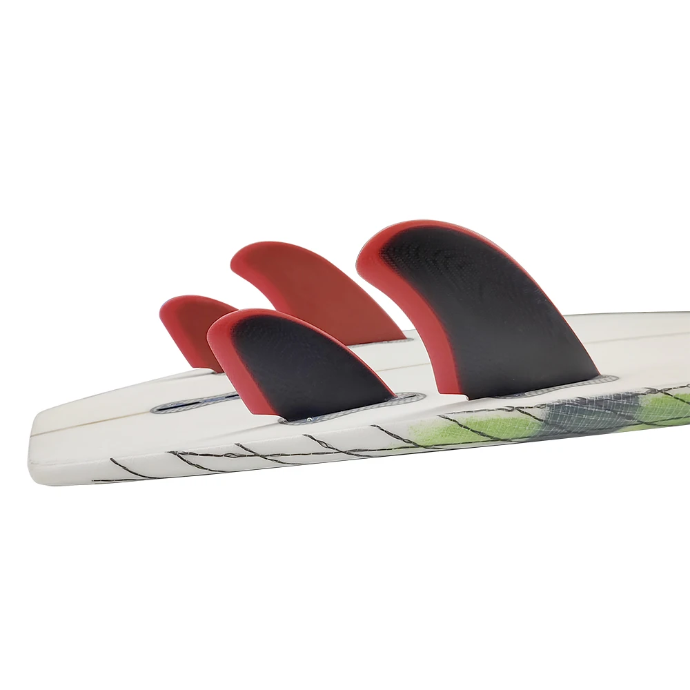 

Комплект из 2 задних/2 килевых плавников для досок Fish, Funboard, UPSURF, FCS 2. Плавники для серфборда из стекловолокна, 2/4 плавника, Double Tabs, 2 Quilhas.