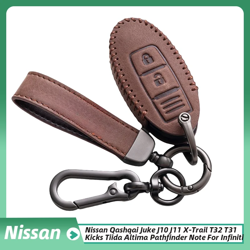 

Car Smart Key Case Cover Fob For Nissan Qashqai Juke J10 J11 X-Trail T32 T31 Kicks Tiida Altima Pathfinder Note For Infiniti