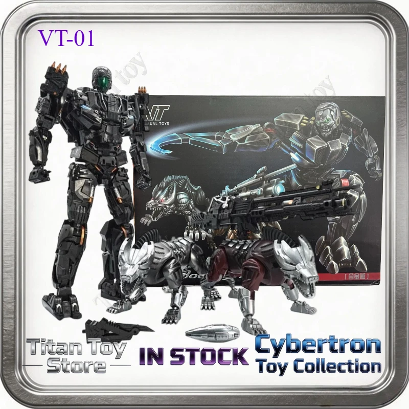 

In Stock Transformation Toys VT-01 VT01 Alloy Version Corrected UT Confinement Movie Version with Hobby for Double Dog Fans