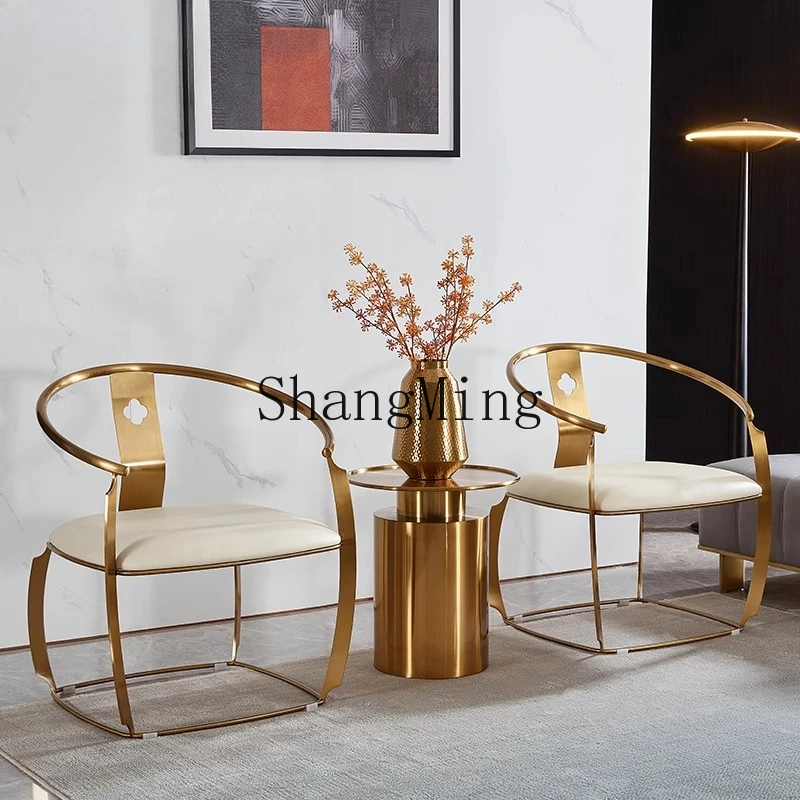 

CL Creative New Chinese Taishi Chair Light Luxury Zen Three-piece Tea Table Hotel Sales Office Negotiation Chair