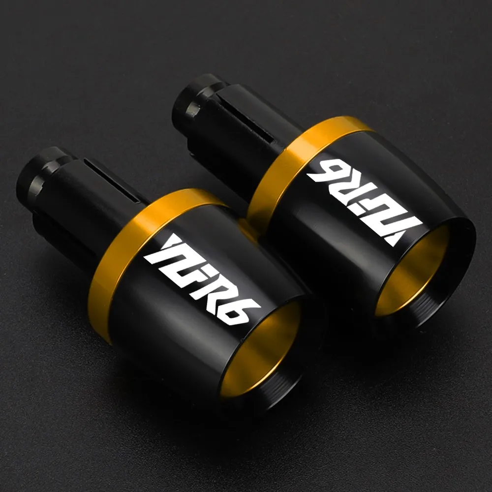 FOR YAMAHA YZFR6 YZF R6 YZF-R6 1999~2023 2026 2024 2025 2pcs Motorcycle CNC FREAXLL Bar handle Grips Cap End FREAXLL Plugs cap