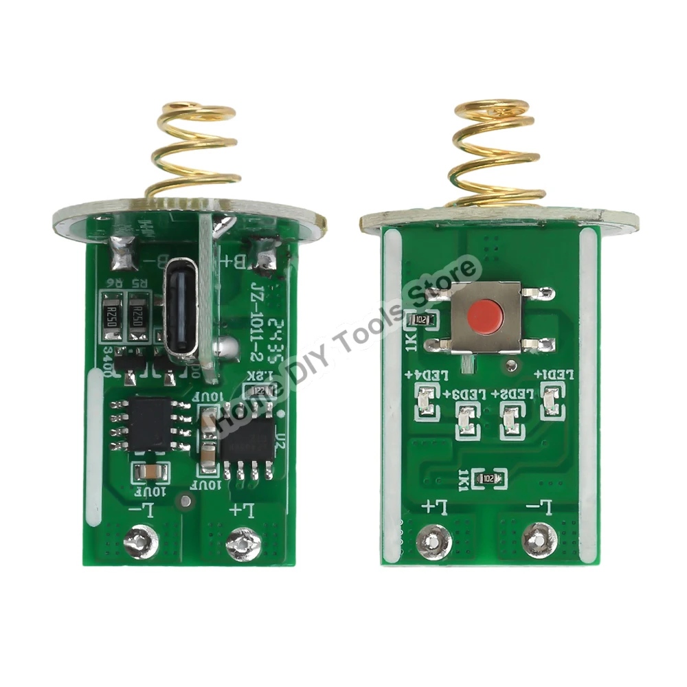 Placa de unidad de linterna de 3-4,2 V con interruptor, placa de circuito PCB de 3 modos, accesorios de luz DIY, Micro USB tipo c para 18650/26650