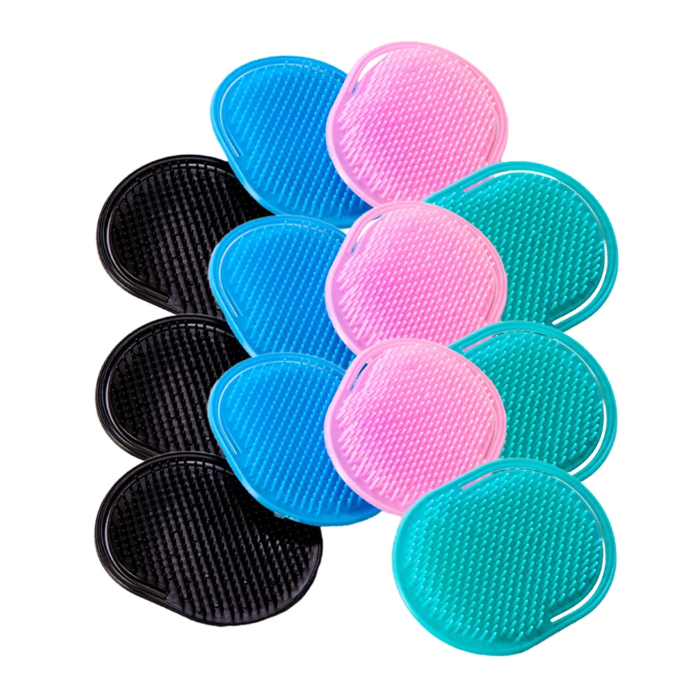 

16pcs Hair Washing Comb Massage Scalp Brush for Home Salon Durable Plastic Cleaning Tool Detachable Design Easy Travel Storage