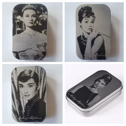 5PCS Small Cartoon Beauty Storage Tin Metal Candy Box With Lid Gift Box Portable Small Jewelry Pill Organizer Storage Can Case