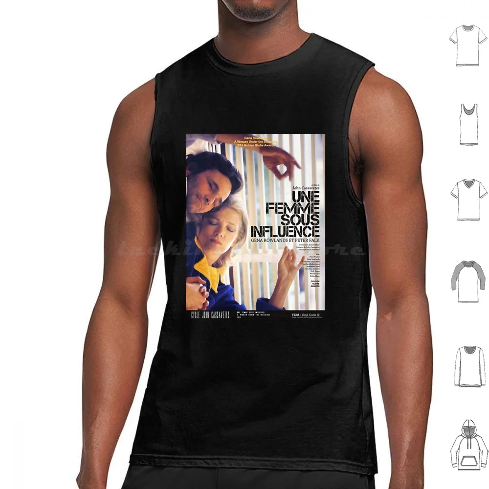 A Woman Under The Influence John Cassavetes Poster Tank Tops Print Cotton Gena Rowlands John Cassavetes A Woman Under The