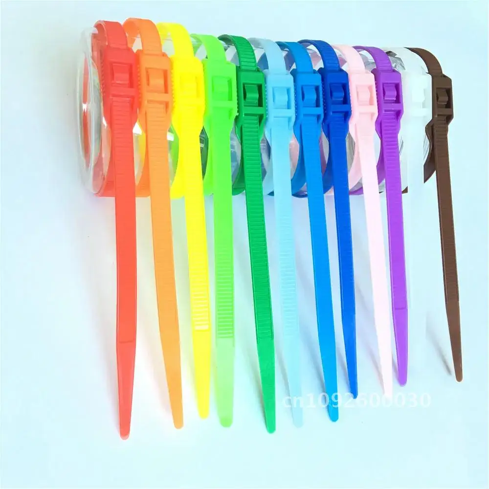100pcs 14 Inch Double Lock Nylon Duty Unique Smooth Soft for Heavy Design Cable 100Pack Lock Ties Zip Head