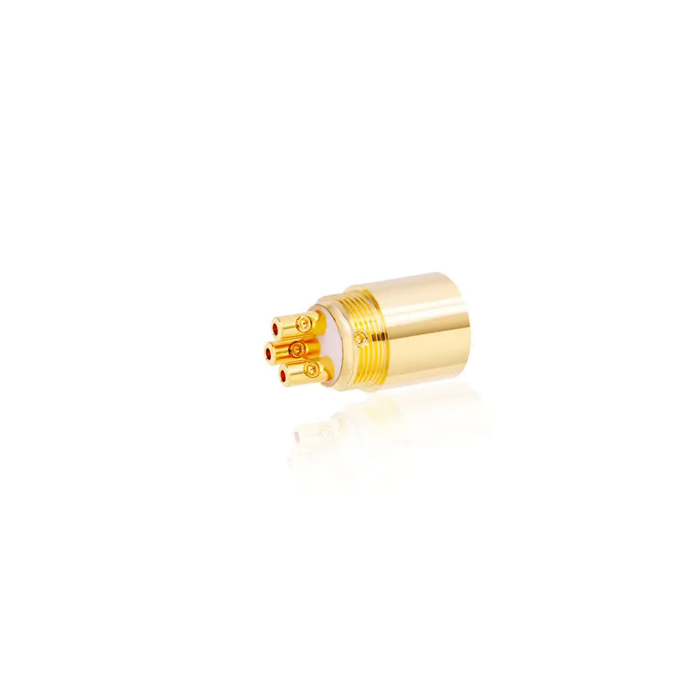 Chinese MONOSAUDIO Mus 709 Series Pure Purple Copper Three-Core XLR Balanced Cannon Plug Solderless Type