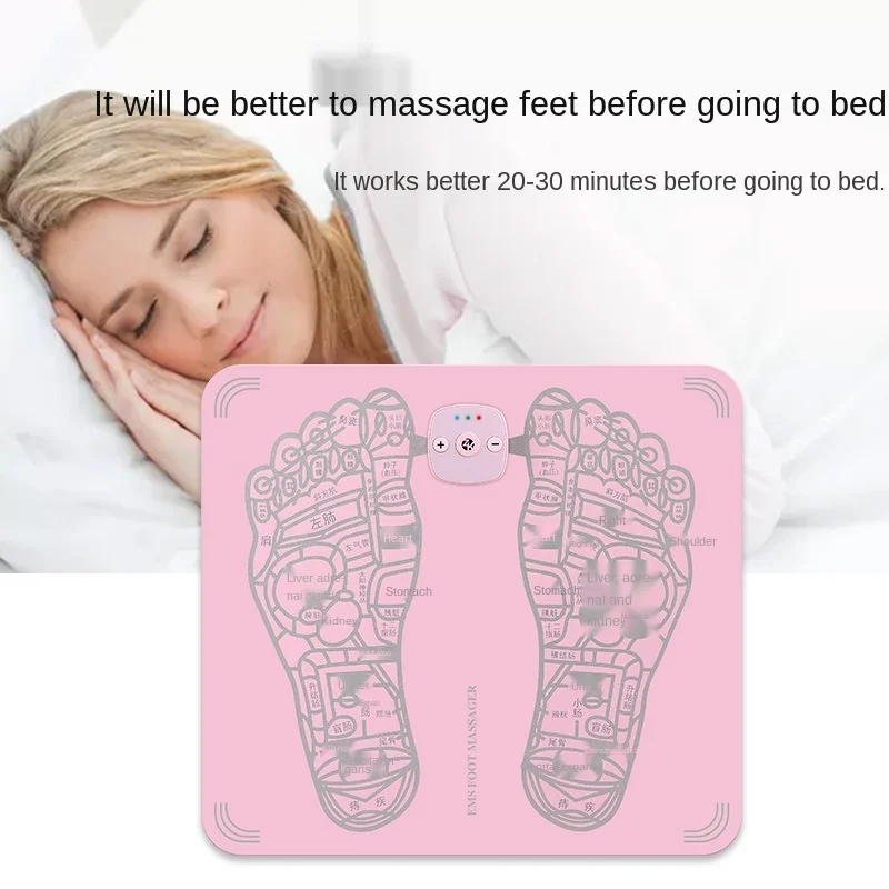 Masseur de pieds multifonctionnel, chargement, télécommande, élimine la douleur, tapis de massage intelligent