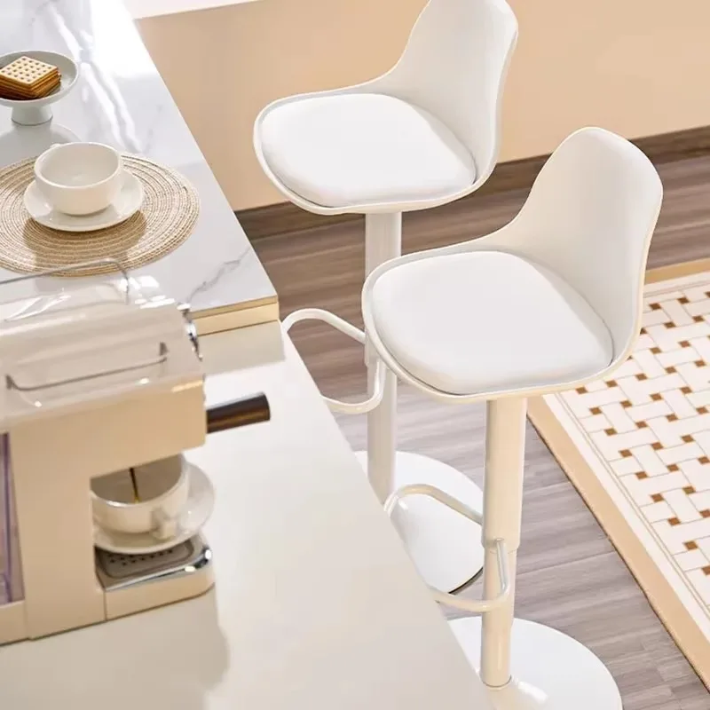 

Регулируемый барный стул, металлический дизайн гостиной, поворотный стиль High Nordic, минималистичная мебель для салона Silla Alta Para Barra