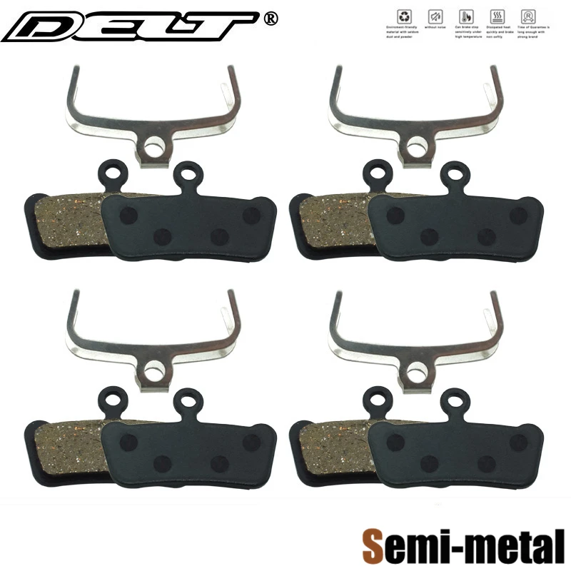 DELT 4 Pair Bicycle Disc Brake Pads,FOR SRAM,G2,Guide,Ultimate,RSC,RS,R,Avid,X0,E7/E9/XO,Elixir,Trail,4 Pistions,Mountain part