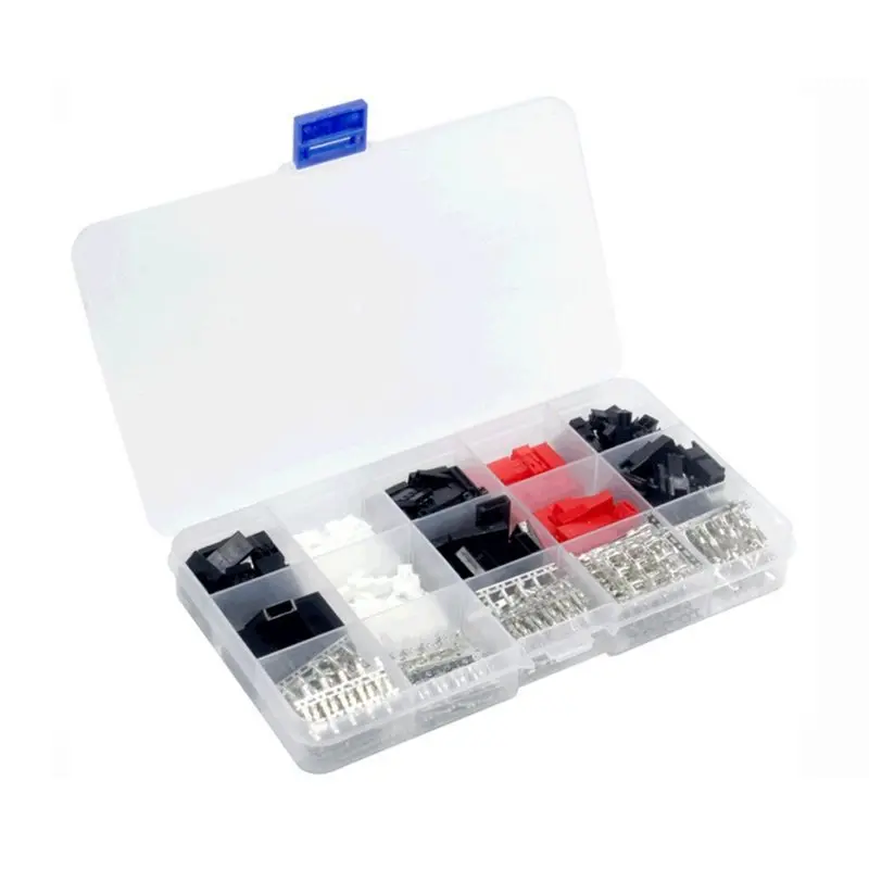 

Комплект разъемов JABS-140Pcs (2/3-контактные) для JR, JST, SYP и Futaba, соединительные кабели и штекеры (мужские и женские)