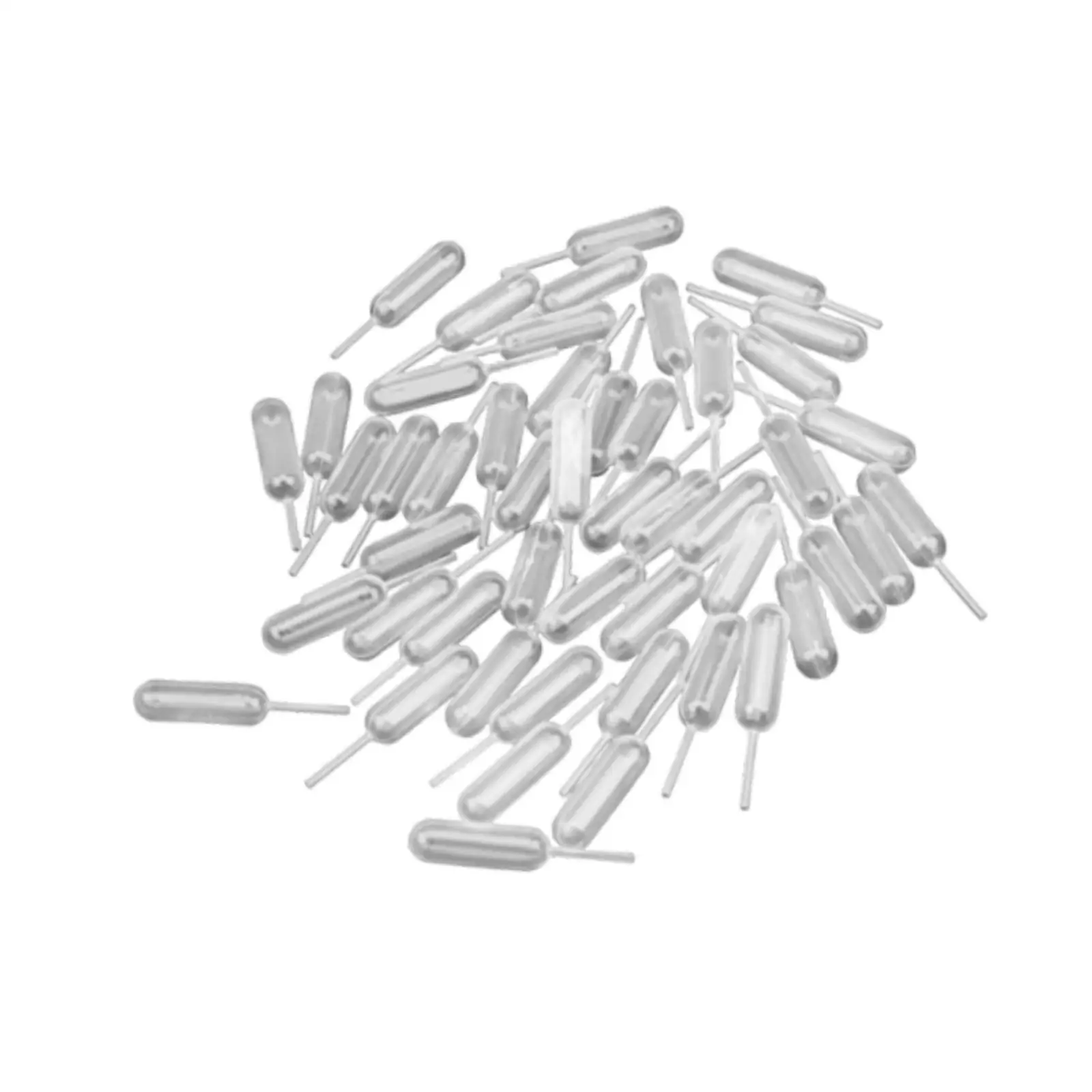 50Pcs Cupcakes Pipettes Clear Small Strawberry Pipettes Liquid Dropper Pipettes for Waffles Sauce Dessert Ice Cream Strawberries