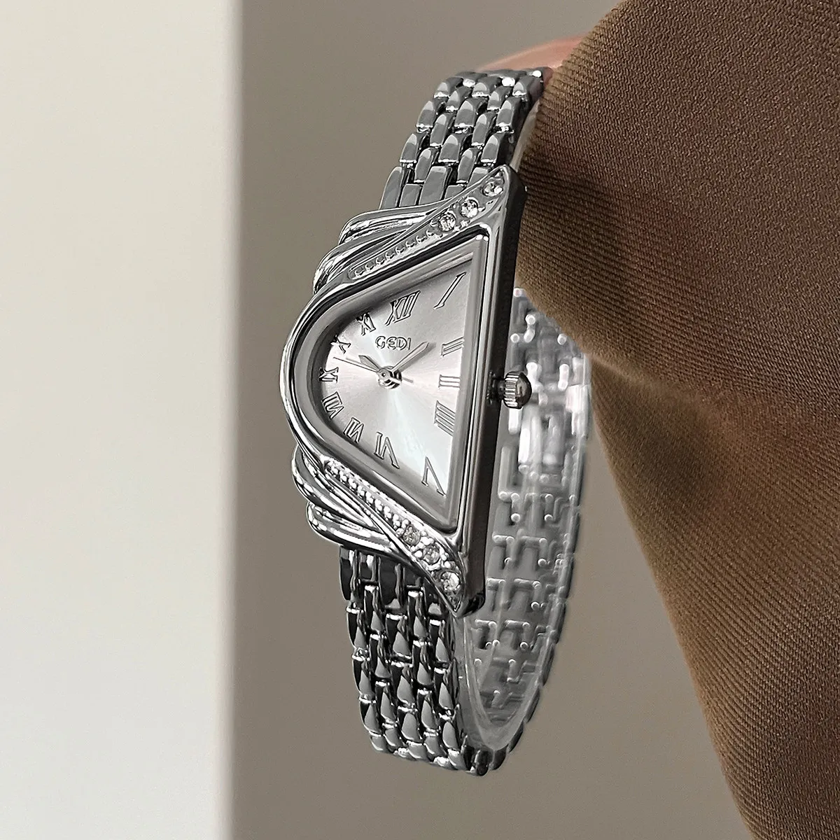 

New Women'S Luxury Watch, Stylish Steel Band, High-End Design Quartz Watch For Women, Creative Gift For Women, Women'S Jewelry.