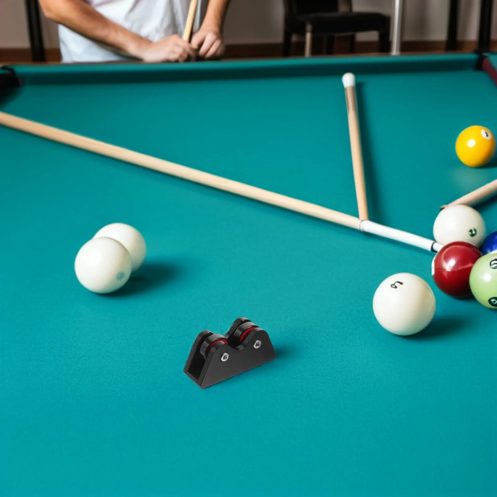 

Портативный тестер прямолинейности бильярдного кия (1 пара) с дизайном «Колесо обозрения» для тренировок и соревнований, высокоточный, для обслуживания бильярдных киев