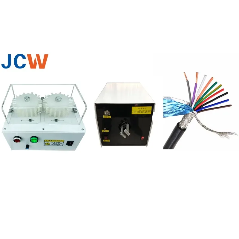 JCW-322 Wire Harness Shielded Cable Braided Shields Layer Twisting Machine