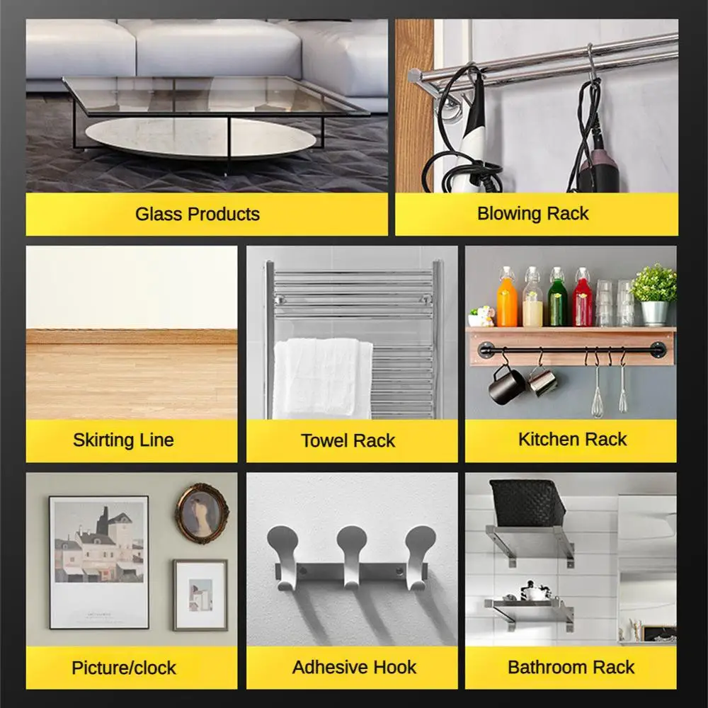 12/24/36g Strong Sealant Glue SALANTFIX Nail-free ABS Metal Strong Glue Quick-drying Auxiliary Paste Instant Sealant Fix Glue