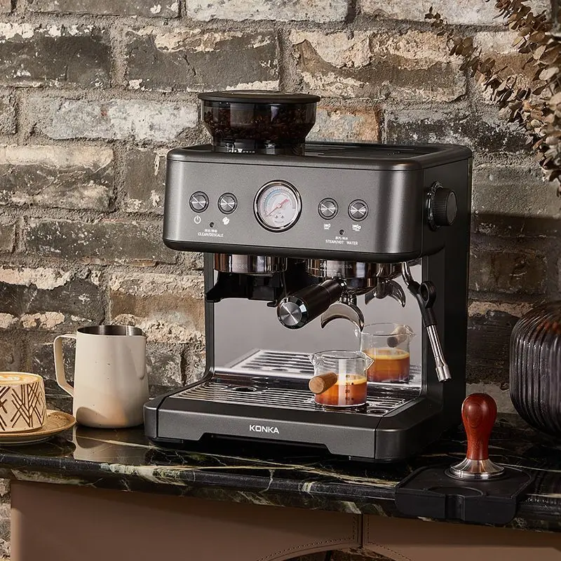 

Домашняя кофемашина, экстракция высокого давления, встроенная итальянская эспрессо, коммерческая, американская, свежемолотая, многофункциональная