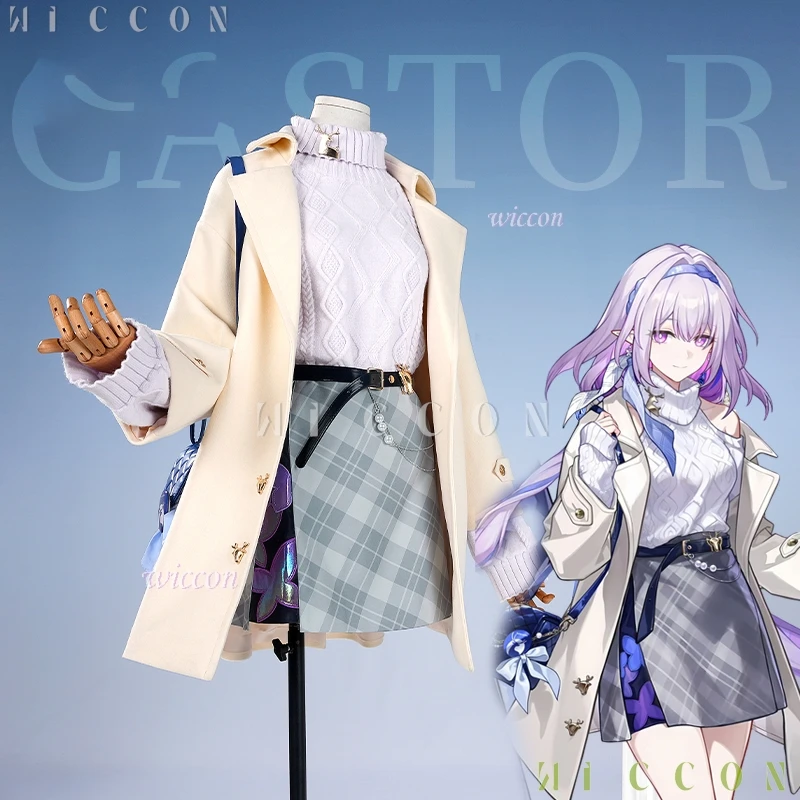 

Хэллоуин Castorice Косплей Костюм Парик Игра Honkai: Star Rail Co-Luckin Ролевая игра Женская повседневная одежда Костюм для взрослых Женский наряд