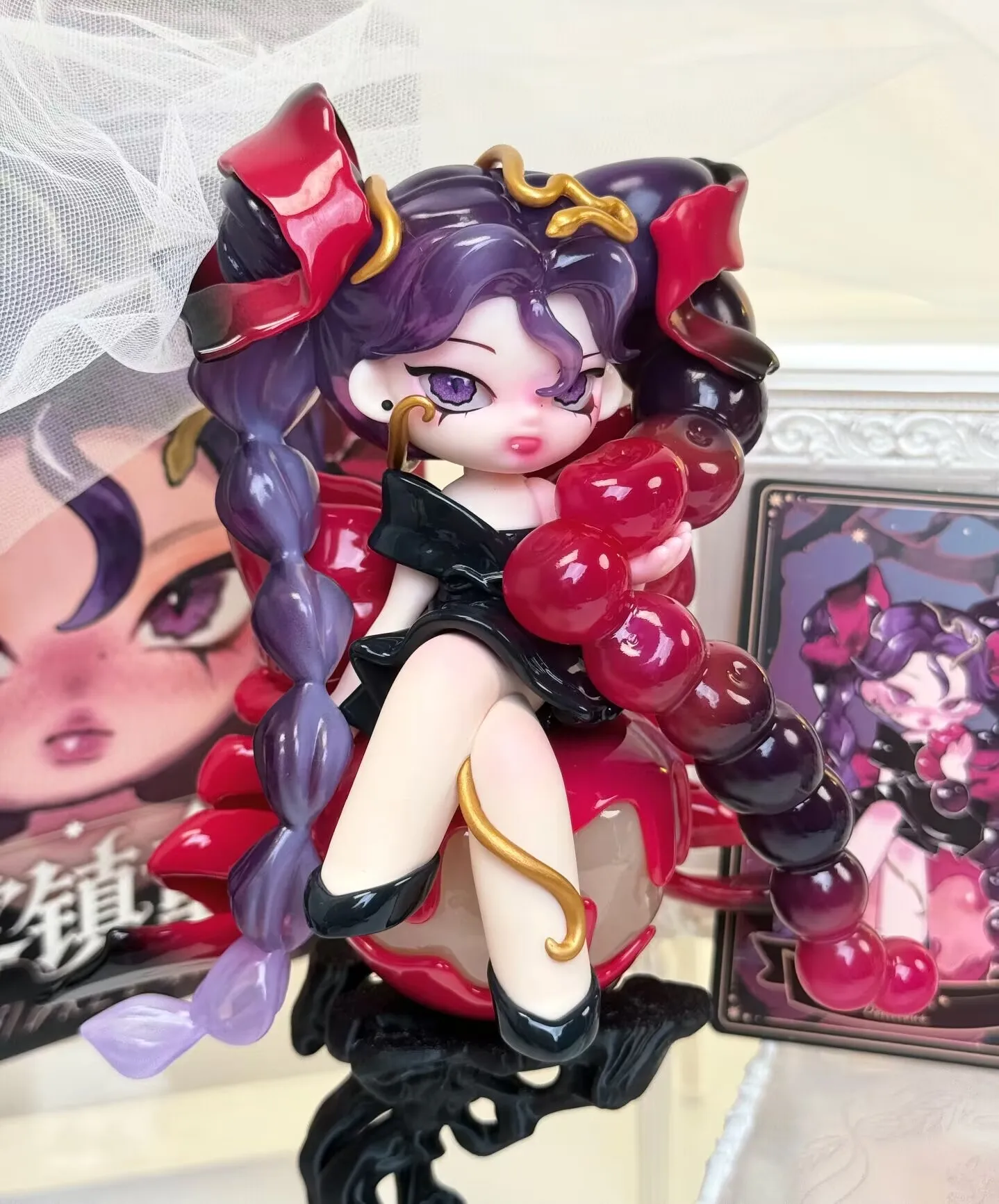 สินค้ามาใหม่สุดฮิต กล่องสุ่มฟิกเกอร์น่ารัก Nono Sova Mist Town Nursery Rhyme Series ของสะสมสุดเทรนดี้ เหมาะเป็นของขวัญสำหรับเด็กผู้หญิง