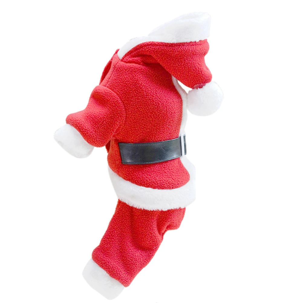 

Pet Santa Clothes Apparel Dog Clothing Supplies Breathable Party Costume Christmas