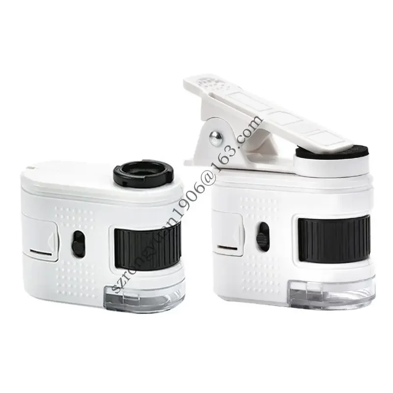 

Multipurpose Portable 100X Magnification Mini Microscope with LED Light for Jewelry Appraisal and Scientific Research