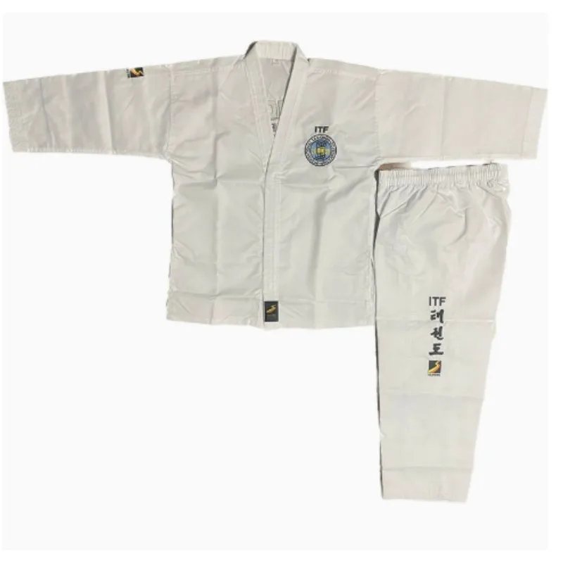 Embroidery  Taekwondo Uniform Adult And Kids Professional Teacher Shirt & Pants Master Training Suit