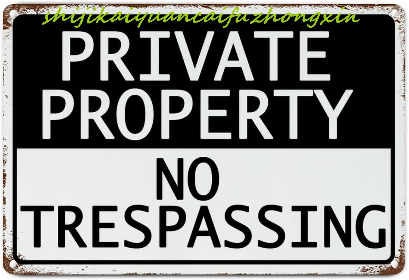 Warning Private Pro…