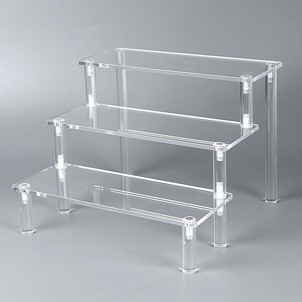 

Jewelry Organizer Acrylic Display Stand Jewelry Watch Storage Transparent Holder Bracelet Necklace Ring Earring Display Stand