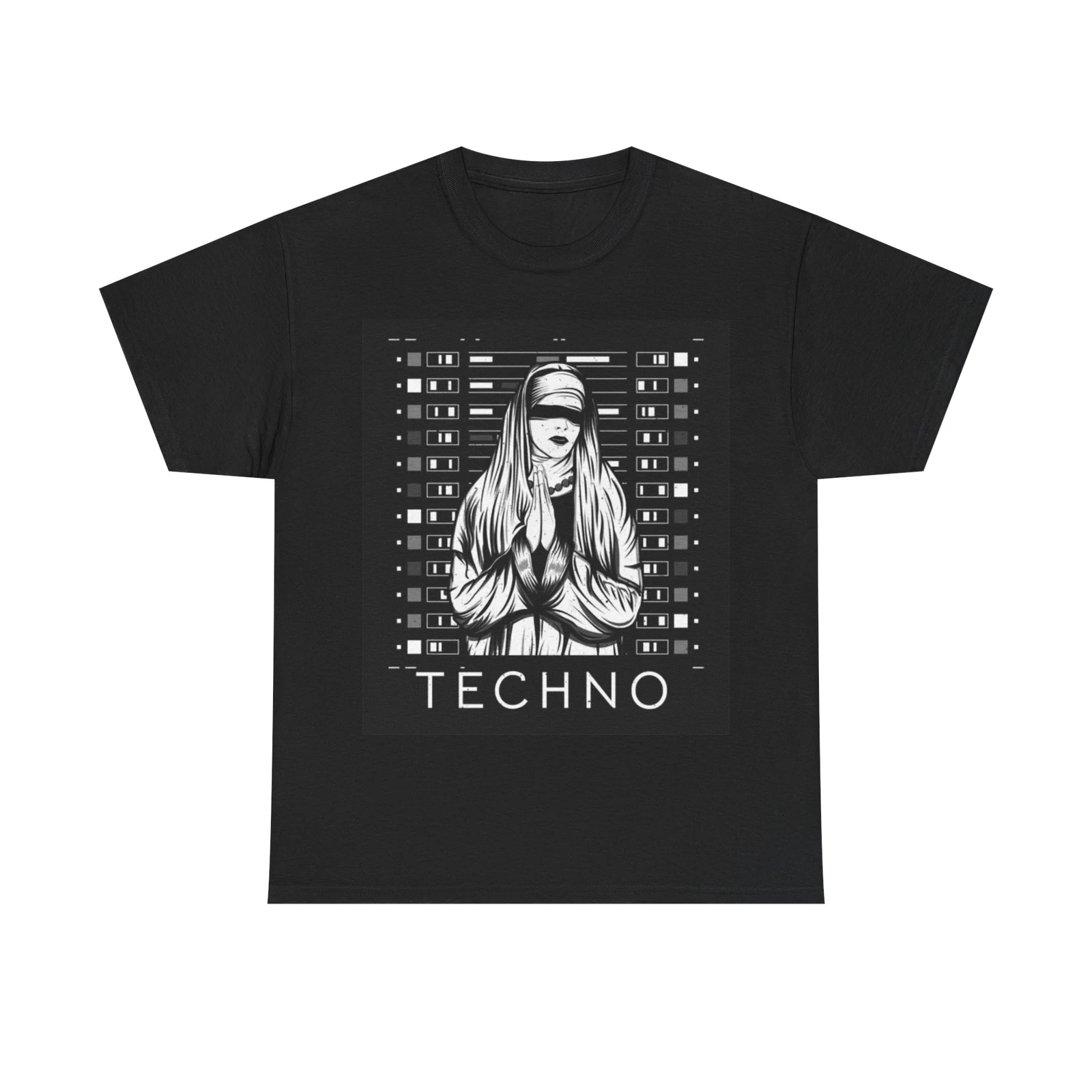 

EDM House Music T-shirt Techno Rave Trippy Art Graphics Unisex Heavy Cotton T