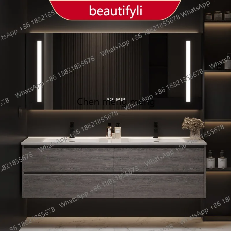 

M45 European Faucet Bathroom Cabinet Hanging Classic Space Saving Bathroom Cabinet Mirror Smart Meuble Salle De Bain