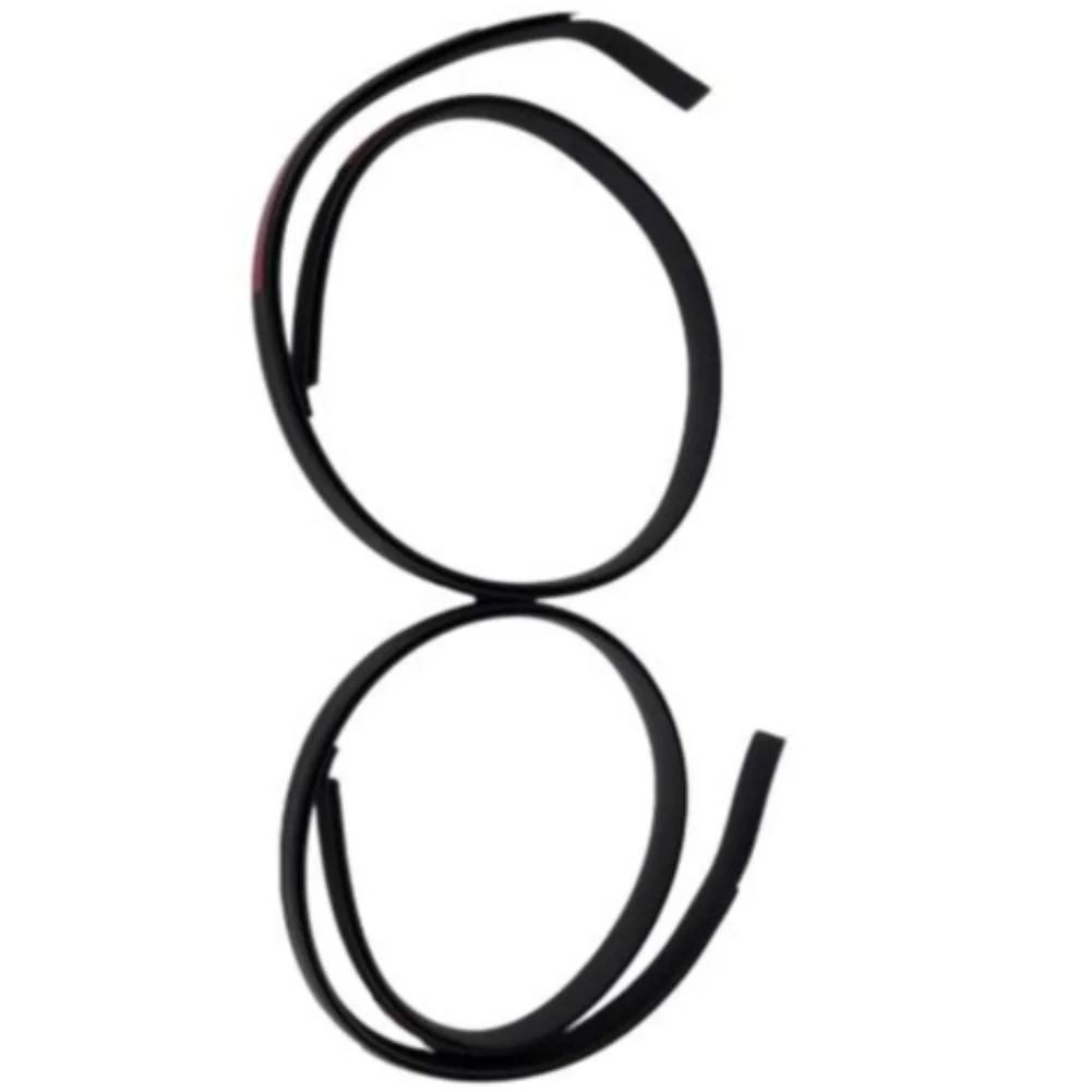 Drip Molding Trim Set for Toyota For Tacoma 2016 to 2023 Roof Seal Replacement Black Rubber 75551-04080 75552-04080