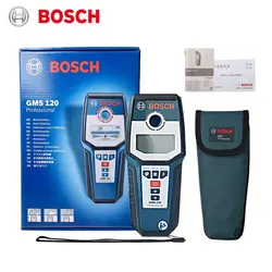 Bosch GMS120 Digital Multi-Scanner Professional Measuring Tool Wall Detector Metal Scanning Device for Wood Metal Live Wiring