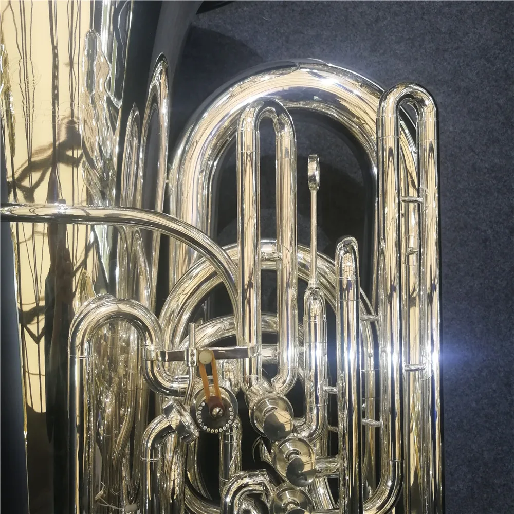 Tuba Profesional CC 6/4 Piston Depan, Instrumen Musik Tiup Kuningan