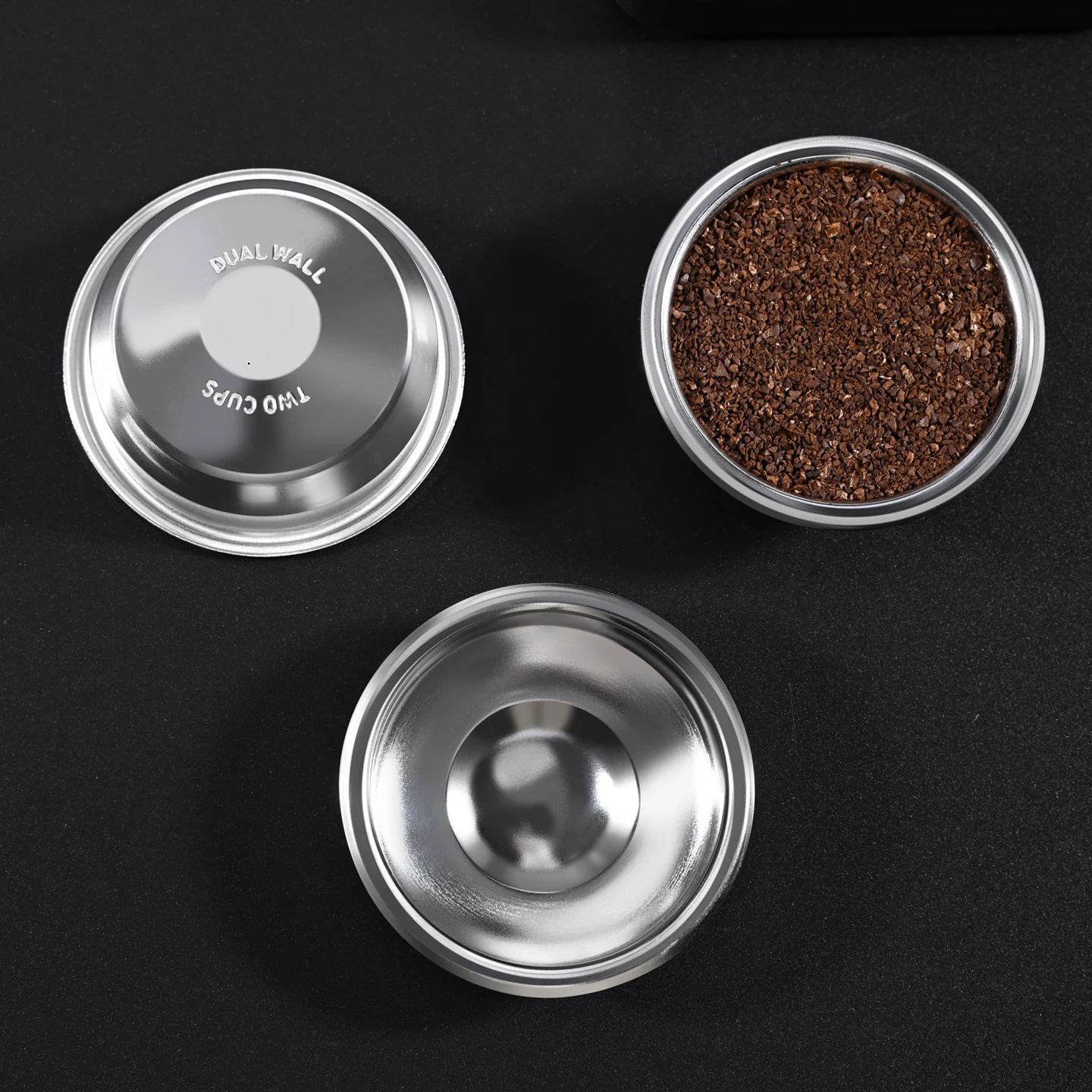 51MM/54MM/58MM Pressurized 1hole Coffee Filter Basket Single/Double Cup Fit Stainless Steel For Portafilter Espresso Coffee Tool view 3
