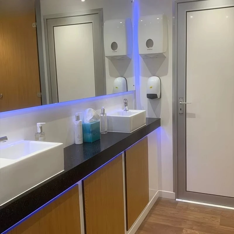 Truth Mobile Events مراحيض الحمام العام المتنقل للتخييم مرحاض متنقل مع دش