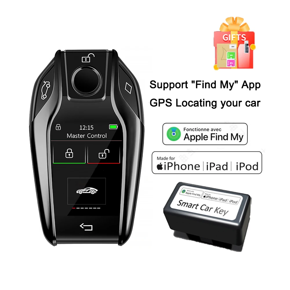 

Remote Key For BMW Benz Audi Kia Fiat Hyundai Mazda Lexus Nissan Renault Ford Volvo For All Cars LCD Smart Key One-Touch Start