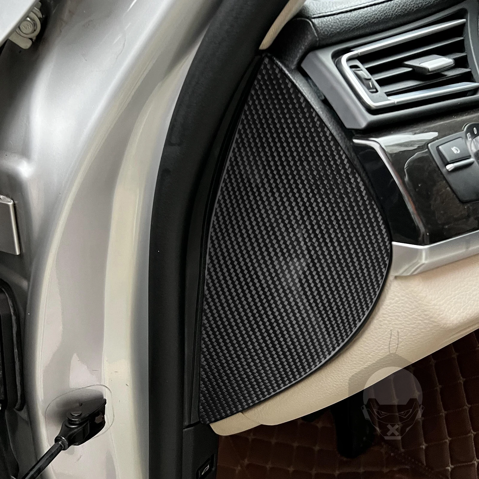 

Для BMW 7 серии углеродное волокно F01 2009-2014 ремонт внутренних накладок на бампер передней двери декоративная полоса наклейка на интерьер автомобиля