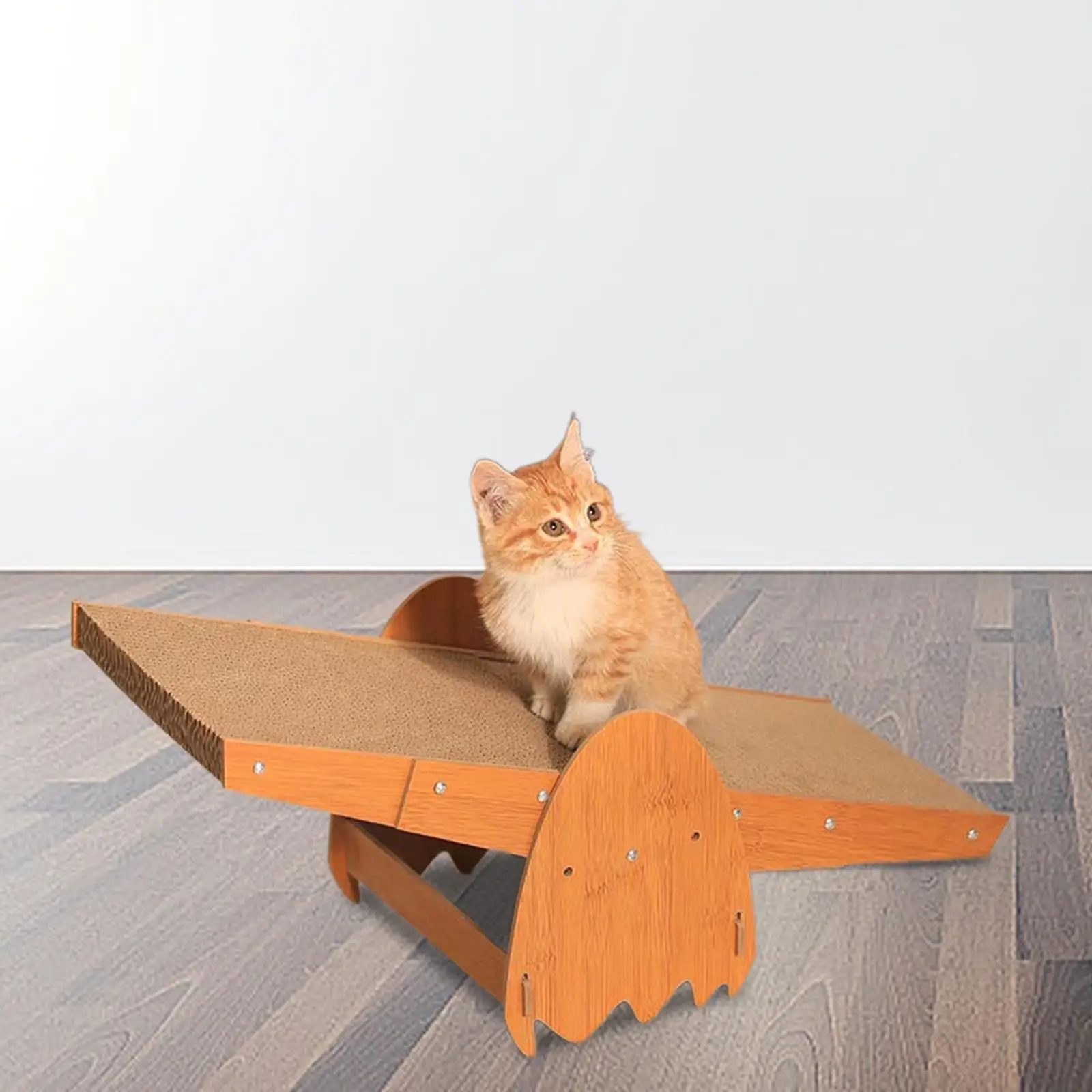 Cat Scratcher Cardboard Thickened Material High Playability Creative Seesaw Cat