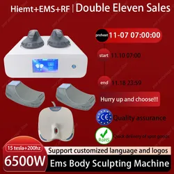 2024 EMSone Neo 15 Tesla 6500W Hiemt 200HZ EMS Body Contouring Muscle Slimming and Weight Loss Carving Machine Salon Home use